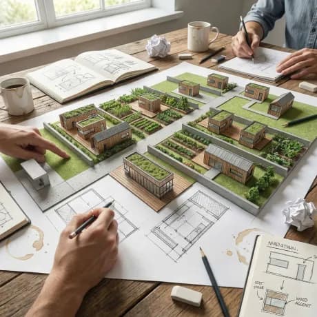 사이트 배치 디자인 솔루션