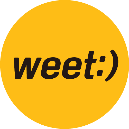 위트(weet) 로고